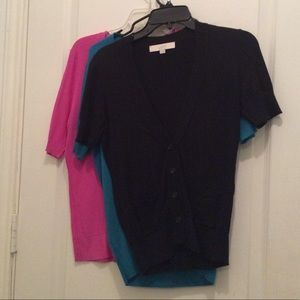 Lot of 3 Loft Cardigans
